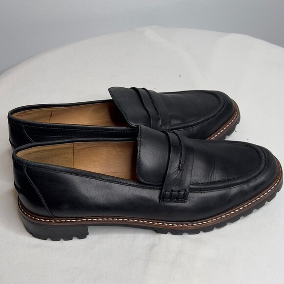 Madewell $158 The Corinne Lugsole Loafer in Black Size 10 NE526 NEW - Picture 6 of 11